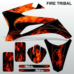 Yamaha TTR 110 2008-2019 FIRE TRIBAL motocross racing decals set MX graphics
