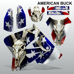 SUZUKI RM 80-85 2000-2018 AMERICAN BUCK motocross racing decals set MX graphics