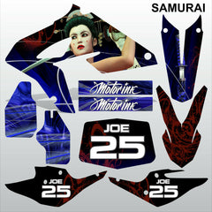BMW G450X SAMURAI motocross racing decals set MX graphics stripes kit