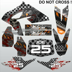 BMW G450X DO NOT CROSS motocross racing decals set MX graphics stripes kit