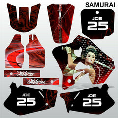 Honda CR125 CR250 95-97 SAMURAI motocross decals racing set MX graphics kit
