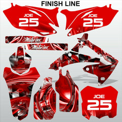 Honda CRF 250 2010-2013 FINISH LINE racing motocross decals set MX graphics