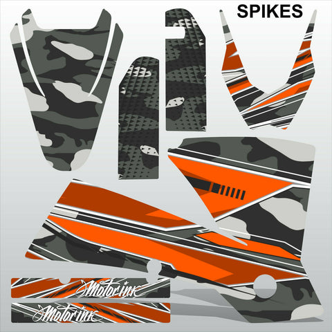KTM EXC 2003 SPIKES motocross racing decals set MX graphics stripes kit