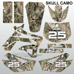 TM MX 125 250 300 450 2008-2014 SKULL CAMO motocross decals set MX graphics kit