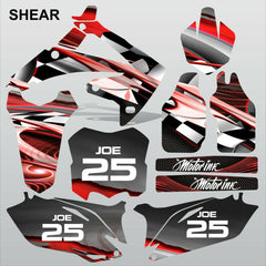 Honda CRF 450 2009-2012 SHEAR racing motocross decals set MX graphics kit