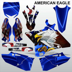 Yamaha YZ 125 250 2015-2017 AMERICAN EAGLE motocross decals set MX graphics kit