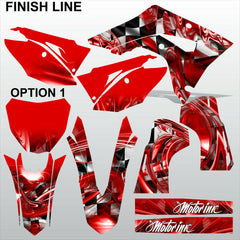 HONDA CRF 450RL 450L 2019-2022 FINISH LINE motocross racing decals MX graphics