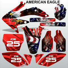 Honda CRF 450 2005-2007 AMERICAN EAGLE racing motocross decals set MX graphics