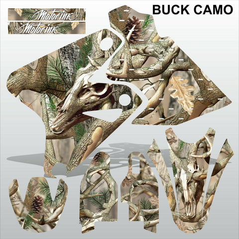 SUZUKI DRZ 400 2002-2020 BUCK CAMO motocross racing decals set MX graphics kit