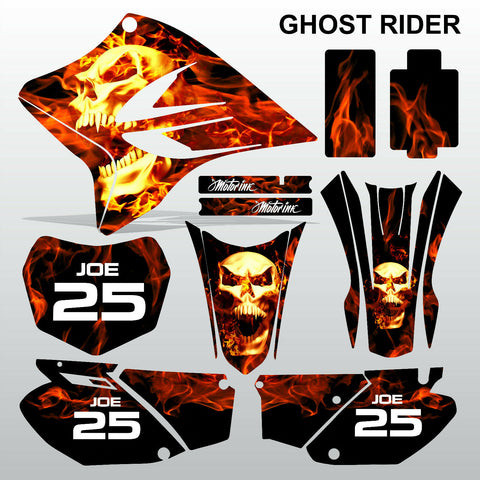 Yamaha TTR230 2005-2013 GHOST RIDER motocross racing decals set MX graphics