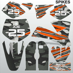 KTM SX 2001-2002 SPIKES motocross racing decals set MX graphics stripes kit