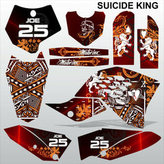 KTM SX 65 2009-2012 SUICIDE KING motocross racing decals MX graphics stripes kit