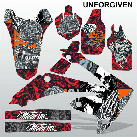 Honda CRF250 2010-2013 UNFORGIVEN motocross racing decals set MX graphics kit