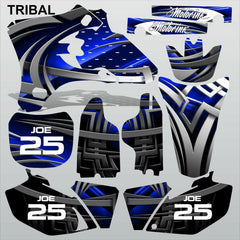 Yamaha YZF 250 450 2003-2005 TRIBAL motocross racing decals set MX graphics kit