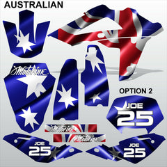 HUSQVARNA 250 450 510 2008-2010 AUSTRALIAN motocross racing decals MX graphics