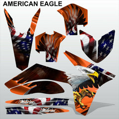 KTM SX 2011 2012 AMERICAN EAGLE motocross racing decals stripes set MX graphics