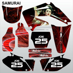 Honda CRF 450 2002-2004 SAMURAI racing motocross decals set MX graphics kit