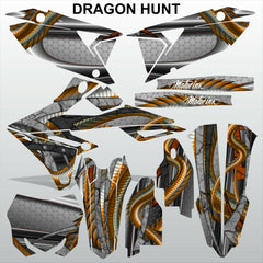 SUZUKI RMZ 450 2018-2021 DRAGON HUNT motocross racing decals set MX graphics kit