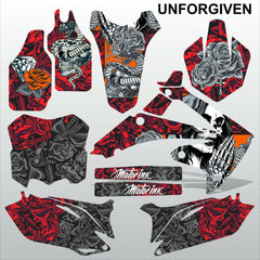 Honda CRF450 2009-2012 UNFORGIVEN motocross racing decals set MX graphics kit