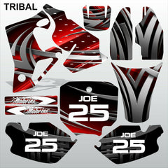 Honda CR80 1996-2002 TRIBAL motocross racing decals set MX graphics stripe kit