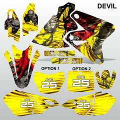 SUZUKI DRZ 400 2002-2012 DEVIL PUNISHER motocross decals set MX graphics stripe