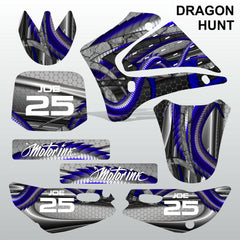 Yamaha TTR125 2000-2007 DRAGON HUNT motocross racing decals set MX graphics