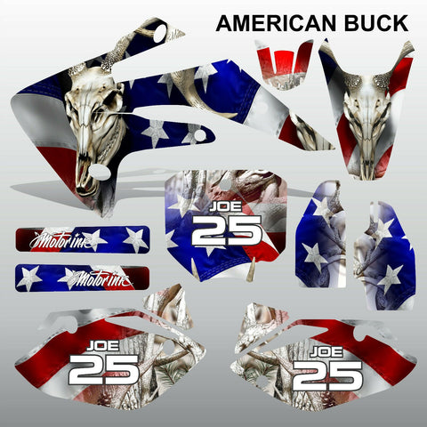 Honda CRF 150R 2007-2018 AMERICAN BUCK motocross decals MX graphics kit