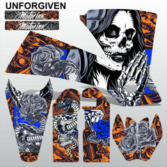 KTM SX 2003-2004 UNFORGIVEN motocross racing decals set MX graphics kit