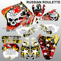 SUZUKI RM 80-85 2000-2018 RUSSIAN ROULETTE motocross racing decals  MX graphics