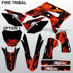 HONDA CRF 450RL 450L 2019-2022 FIRE TRIBAL motocross racing decals MX graphics