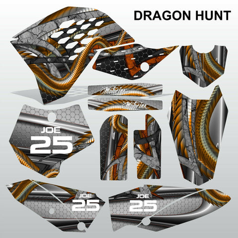 KTM SX 65 2009-2012 DRAGON HUNT motocross racing decals stripe set MX graphic