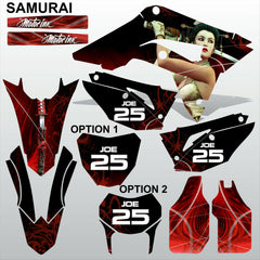 HONDA CR 250 450 2018-2021 SAMURAI motocross racing decals set MX graphics kit