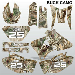 Yamaha YZF 250 400 426 1998-2002 BUCK CAMO motocross decals set MX graphics kit