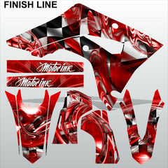 HONDA CRF 450RL 450L 2019-2022 FINISH LINE motocross racing decals MX graphics