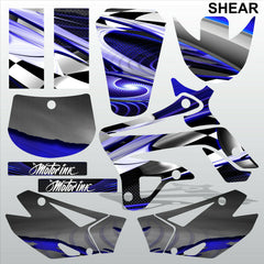 TM MX 125 250 300 450 2008-2014 SHEAR motocross decals set MX graphics kit