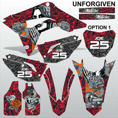 HONDA CR 250 450 2018-2021 UNFORGIVEN motocross racing decals  set MX graphics