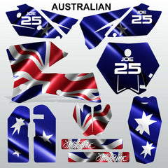 KTM SX 2005-2006 AUSTRALIAN motocross decals racing stripes set MX graphics