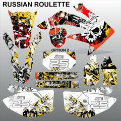 Honda CRF 250X 2004-2012 RUSSIAN ROULETTE race motocross decals set MX graphics