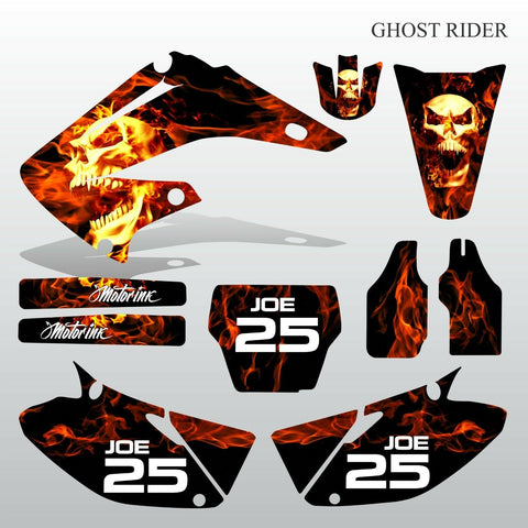 Honda CR125 CR250 08-12 GHOST RIDER motocross decals set MX graphics kit
