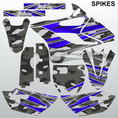 Yamaha YZ 85 2015 SPIKES motocross racing decals set MX graphics stripes kit