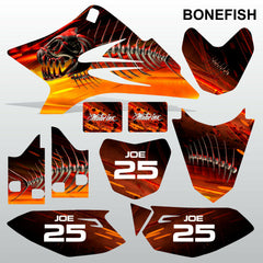 Yamaha TTR 50 2006-2015 BONEFISH motocross racing decals set MX graphics