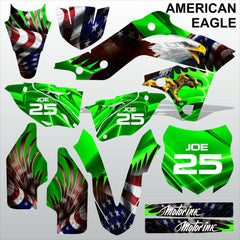 Kawasaki KXF250 2013-2016 AMERICAN EAGLE motocross racing decals set MX graphics