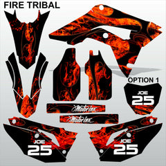 HONDA CR 250 450 2018-2021 FIRE TRIBAL motocross racing decals set MX graphics