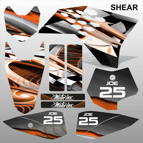 KTM SX 50 2009-2013 SHEAR motocross racing decals stripe MX graphics kit