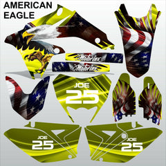 Suzuki RMX 450Z 2011-2013 AMERICAN EAGLE motocross racing decals set MX graphics