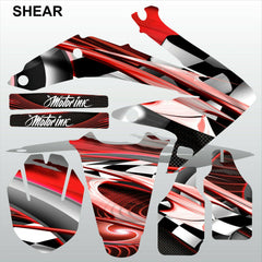 Honda CRF 450 2008 SHEAR racing motocross decals set MX graphics kit