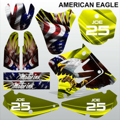 SUZUKI RM 85 2001-2012 AMERICAN EAGLE motocross racing decals set MX graphics