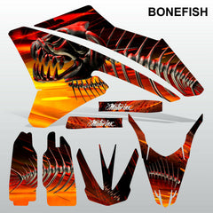 Yamaha WR 250X 250R 2008-2015 BONEFISH motocross decals set MX graphics kit