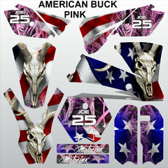 KTM SX 85-105 2003-2005 AMERICAN BUCK PINK motocross decals set MX graphics kit