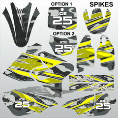 SUZUKI DRZ 400 2002-2020 SPIKES motocross racing decals set MX graphics kit